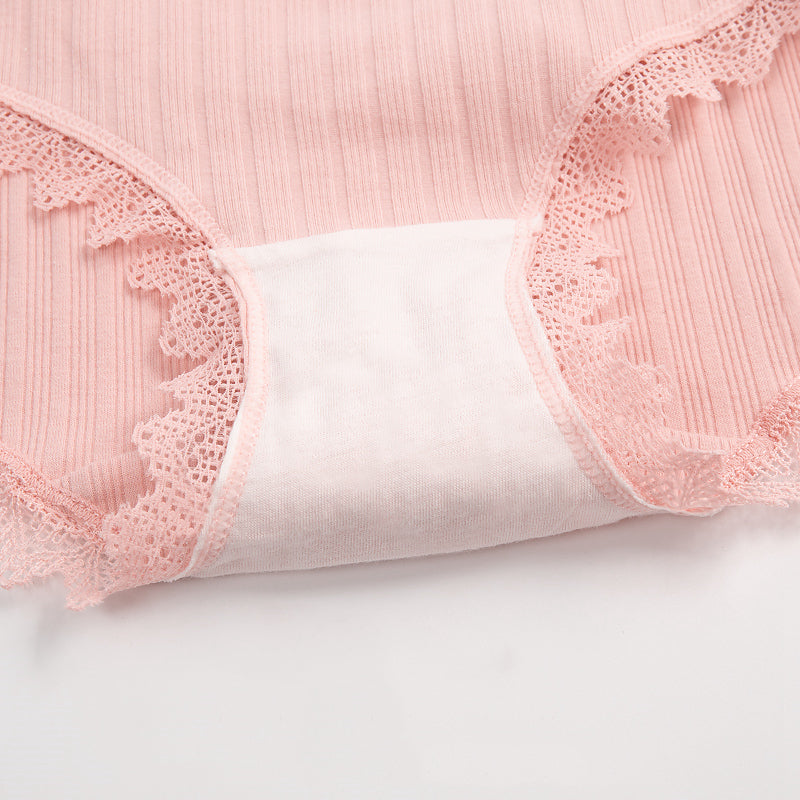 Pregnant women high waist belly lift maternity panties plus size cotton lace over bump briefs