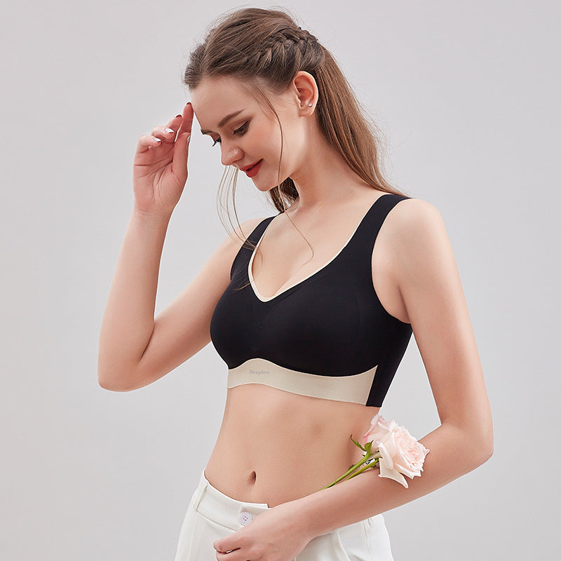 Hot Sale Sports Bra High-quality One-piece Structure Comfortable Women Bra Wire Free