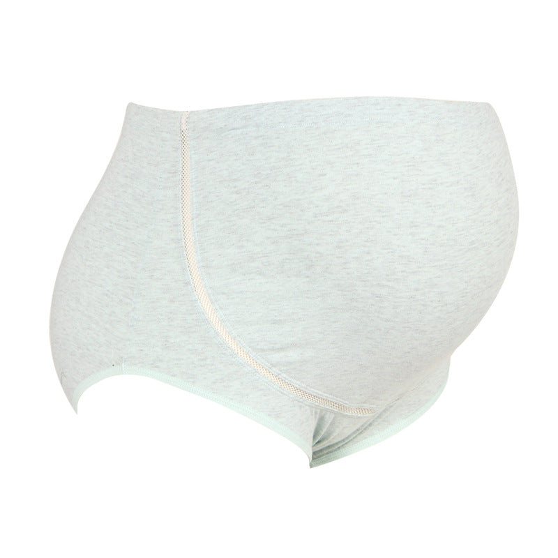 Women High Waist Adjustable Pregnancy Panties Natural Cotton Pregnant Briefs Over the Bump Breathable Maternity Panties Summer