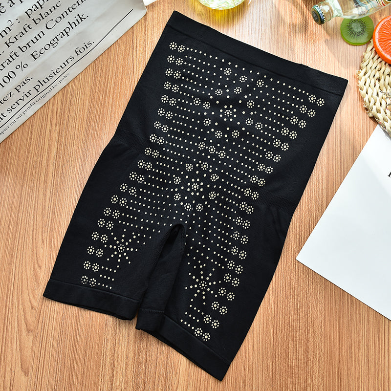 Magnetic therapy graphene high waist body shaper abdomen butt lifter seamless shaping panties women's magnetic underwear