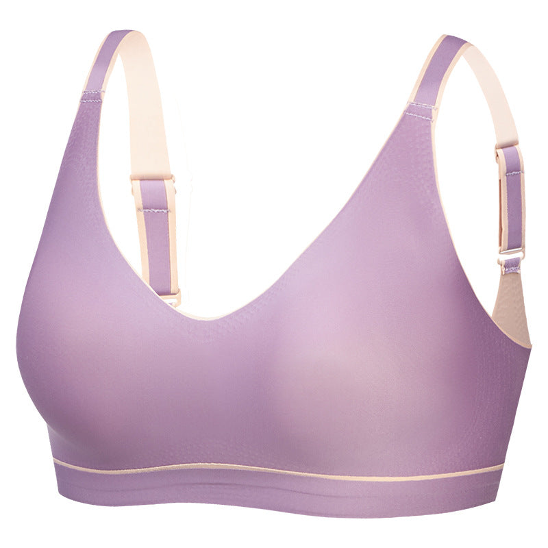 One Piece Wireless Push Up Sexy Young Girls Seamless Ladies Camisole Latex Bra for Women Brassiere