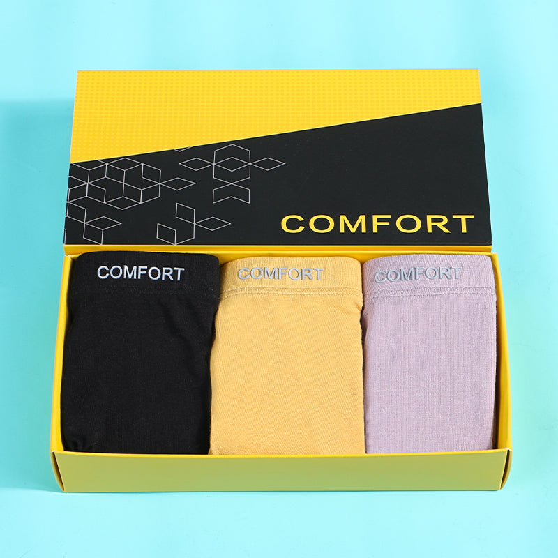 Men's Underwear Lightweight Breathable Boyshort High Elastic Briefs Male Comfortable Seamless Underpants