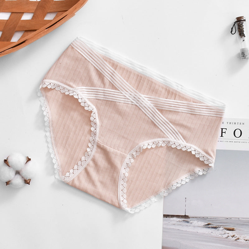 Summer Breathable Pregnancy Underwear Cotton Low Waist Pregnant Briefs Women's Comfortable Maternity Panties
