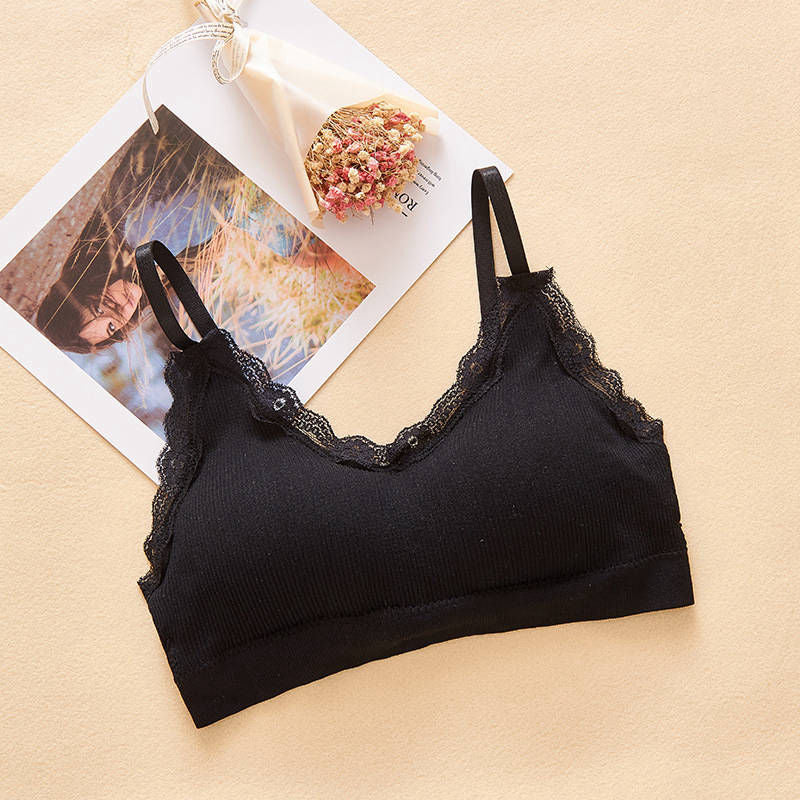 Fitness Underwear Lace Bralette Camisole Women Sexy Bra Lingerie Wireless Padded Seamless Bra