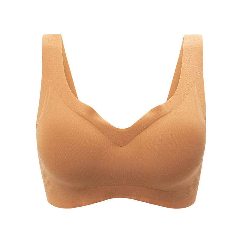 Women One Piece Wireless Sports Yoga Bralette Laser Cut Push Up Seamless Bra High Quality Sleep Bras