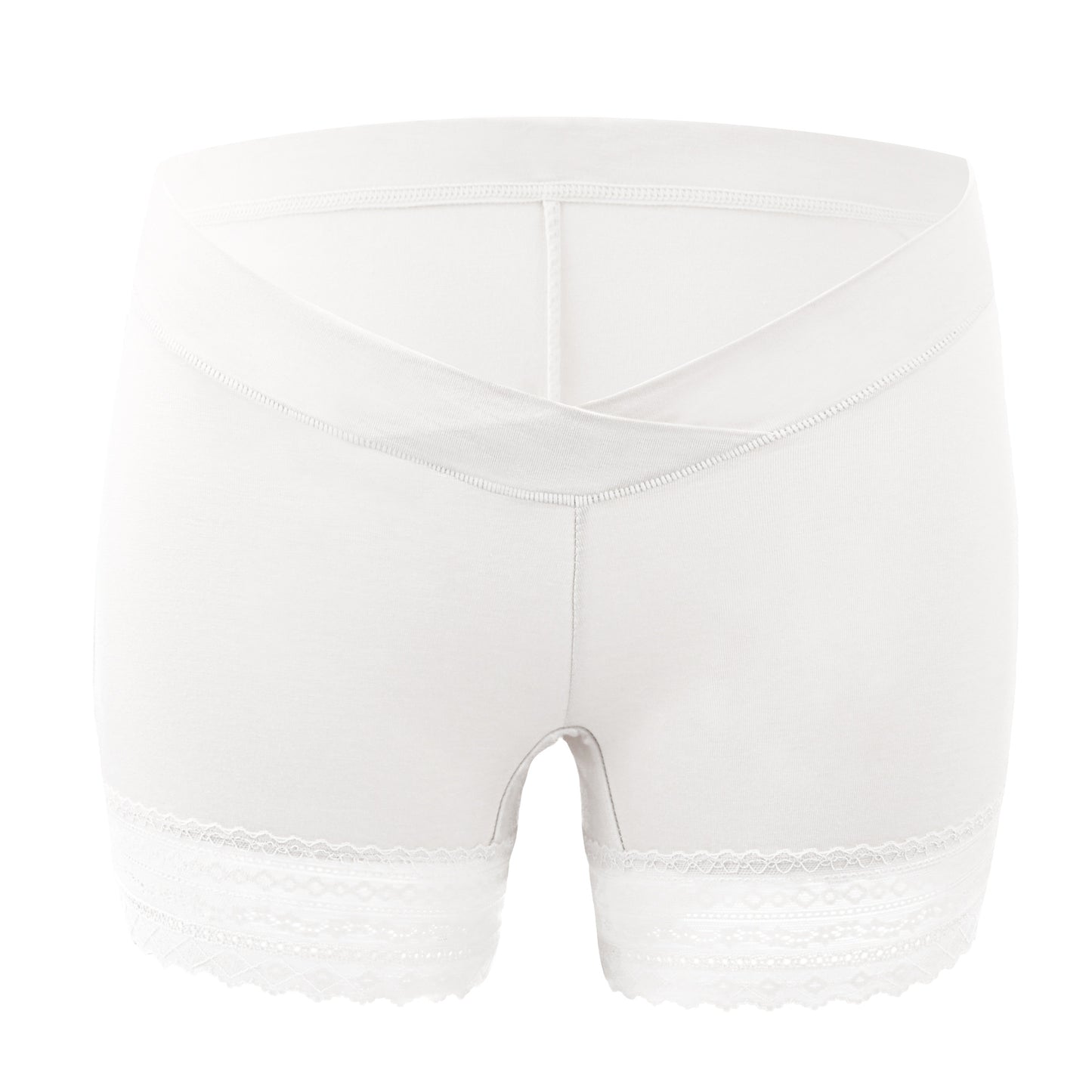 New Design Women's Pregnancy Underwear Low Waist Safety Boyshort Cotton Lace Under Bump Belly Maternity Panties