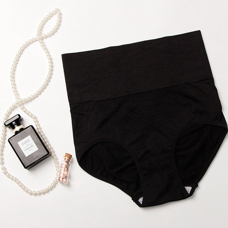 High waist seamless belly control hip lifter underwear postnatal women's body shape briefs