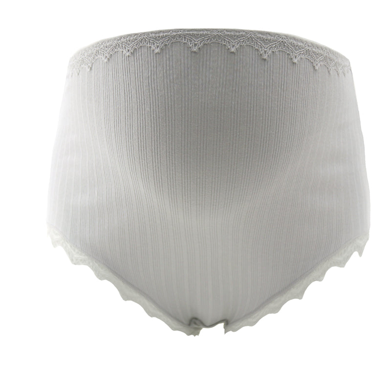 Pregnant women high waist belly lift maternity panties plus size cotton lace over bump briefs