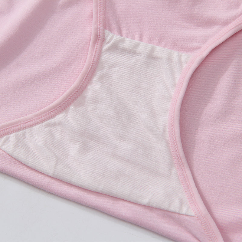 Summer new style modal low waist seamless underwear cotton large size breathable ladies briefs