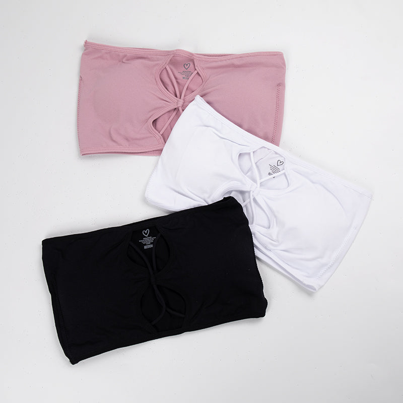 Customize Strapless Bandeau Underwear Short Female Lingerie Sexy Hollow Out Female Tube Top Bra