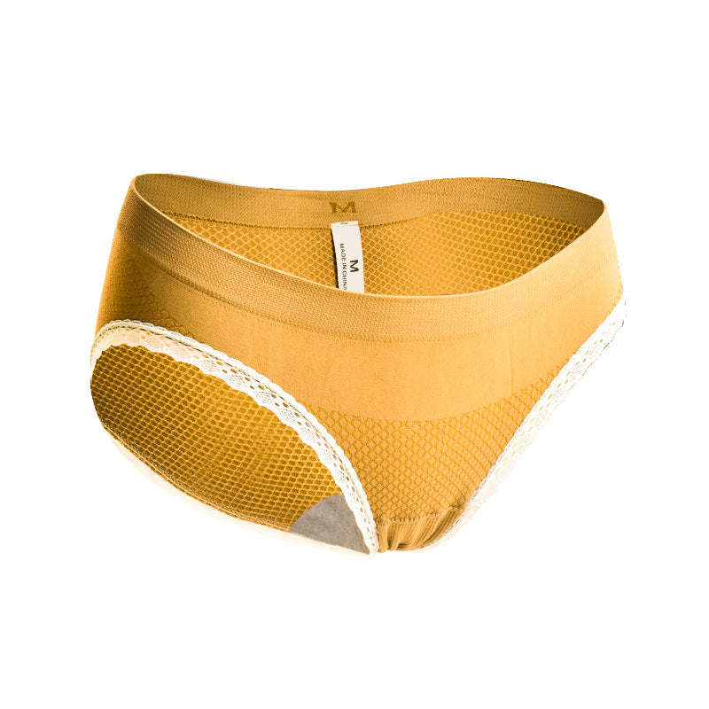 Seamless Low Waist Pregnant Women's Briefs Soft Lace Butt Lift Maternity Panties Comfortable Underwear