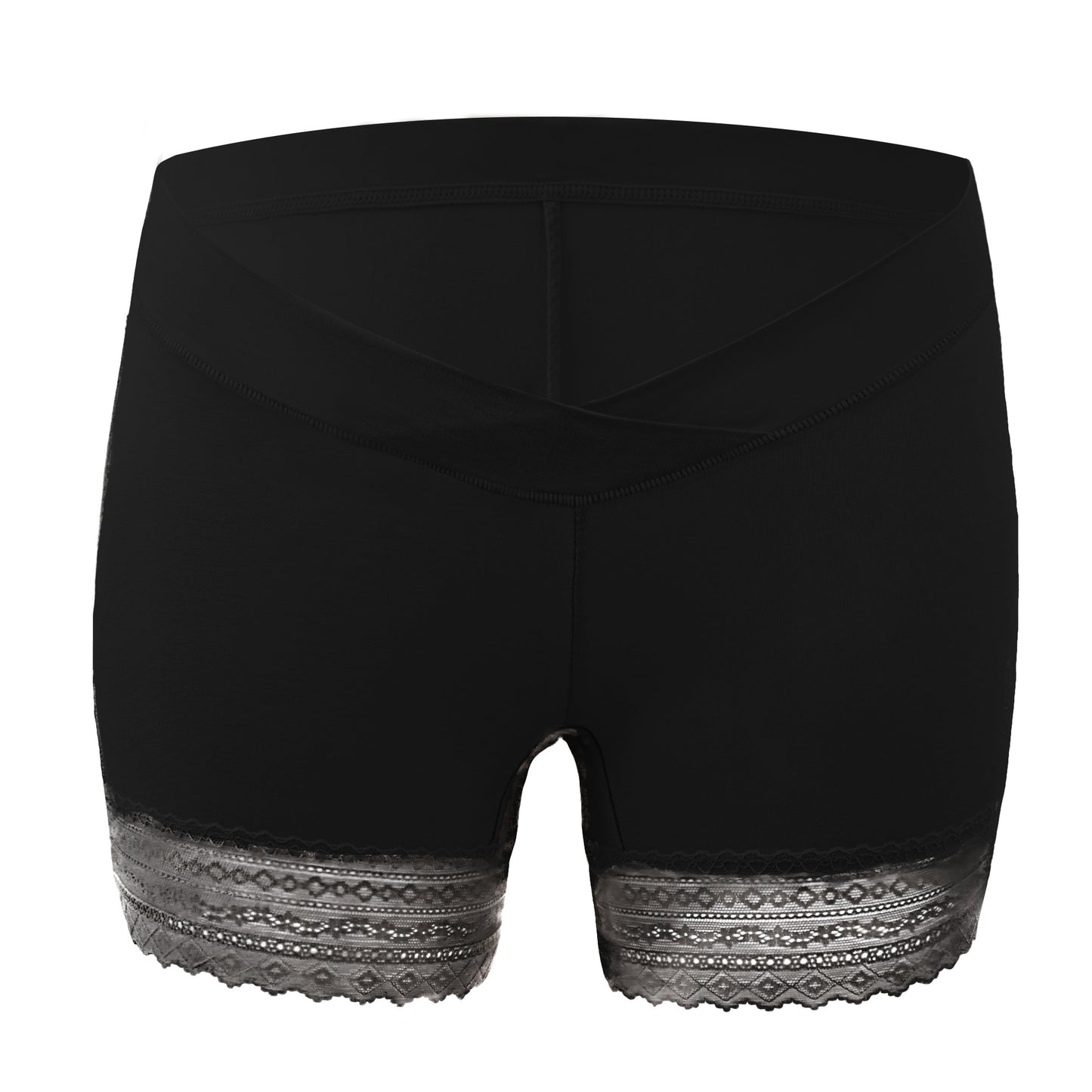 New Design Women's Pregnancy Underwear Low Waist Safety Boyshort Cotton Lace Under Bump Belly Maternity Panties