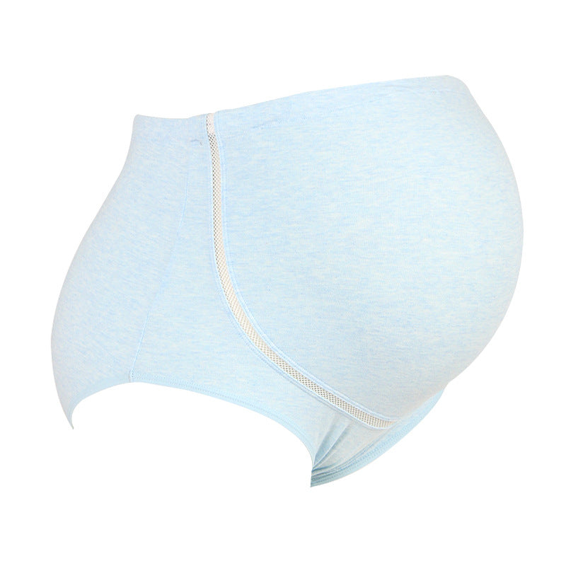 Women High Waist Adjustable Pregnancy Panties Natural Cotton Pregnant Briefs Over the Bump Breathable Maternity Panties Summer
