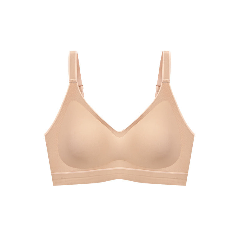 One Piece Wireless Push Up Sexy Young Girls Seamless Ladies Camisole Latex Bra for Women Brassiere