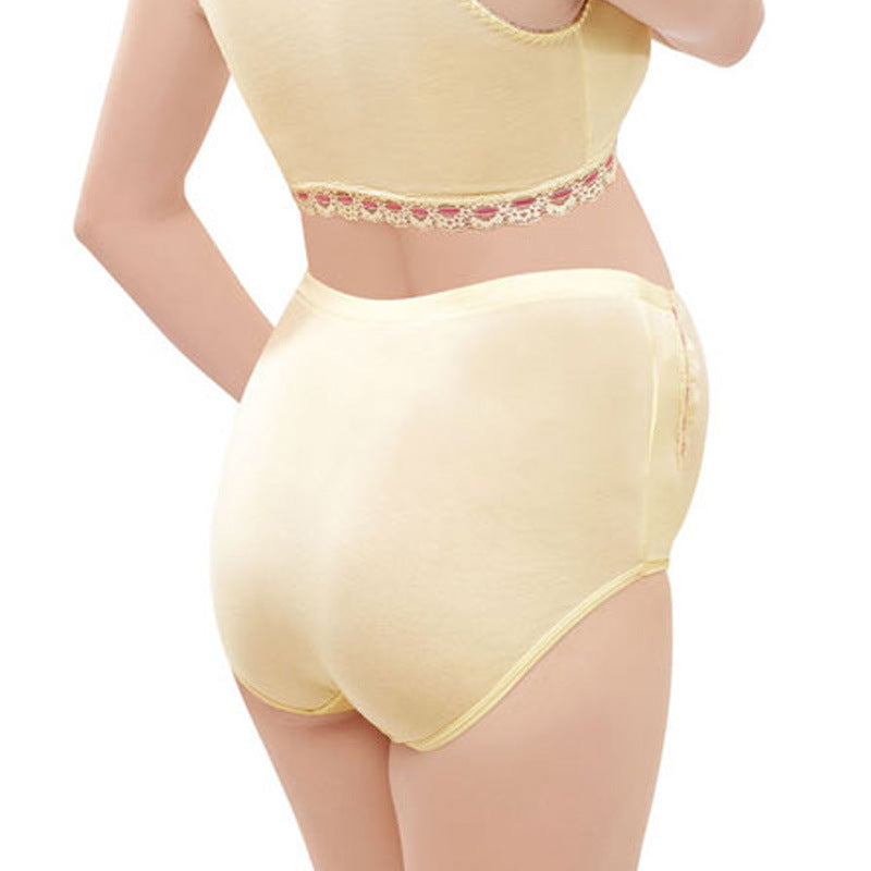 High Waist Adjustable Pregnancy Underwear Cotton Pregnant Women's Briefs Over the Bump Soft Breathable Maternity Panties