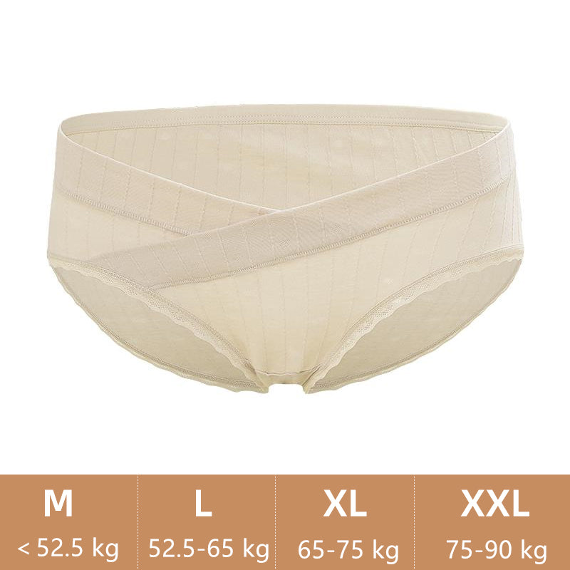 High Quality Postpartum Underpants Women Breathable Under Bump Maternity Underwear Cotton Bikini Pregnancy Panties
