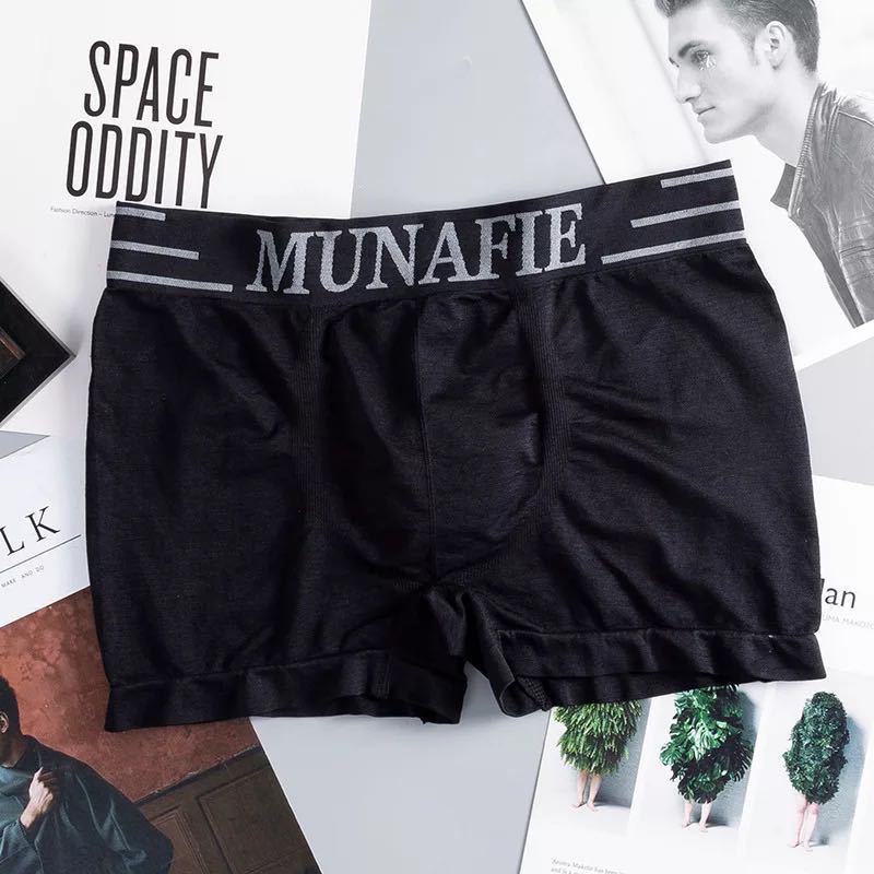 New Men's Boxer Briefs Ice Silk Breathable High Elastic Mid-waist Boyshorts Comfortable Seamless Male Panties Factory Wholesale