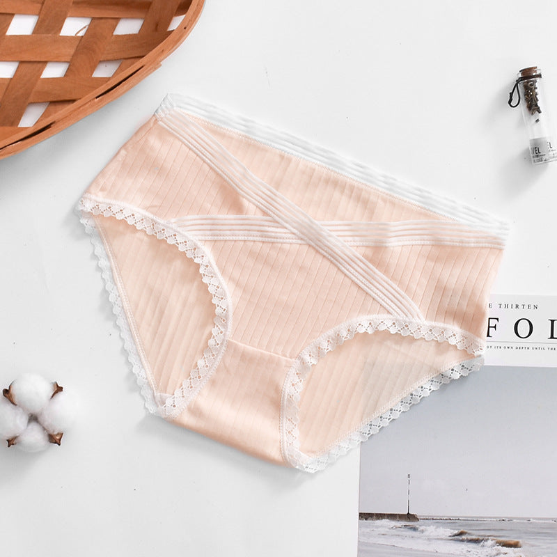 Summer Breathable Pregnancy Underwear Cotton Low Waist Pregnant Briefs Women's Comfortable Maternity Panties