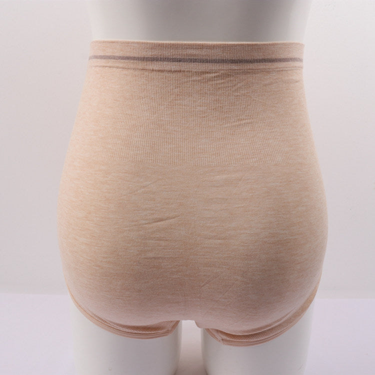 Seamless stretch maternity underwear panties high waist large size pregnant women's briefs breathable cotton pregnancy panties
