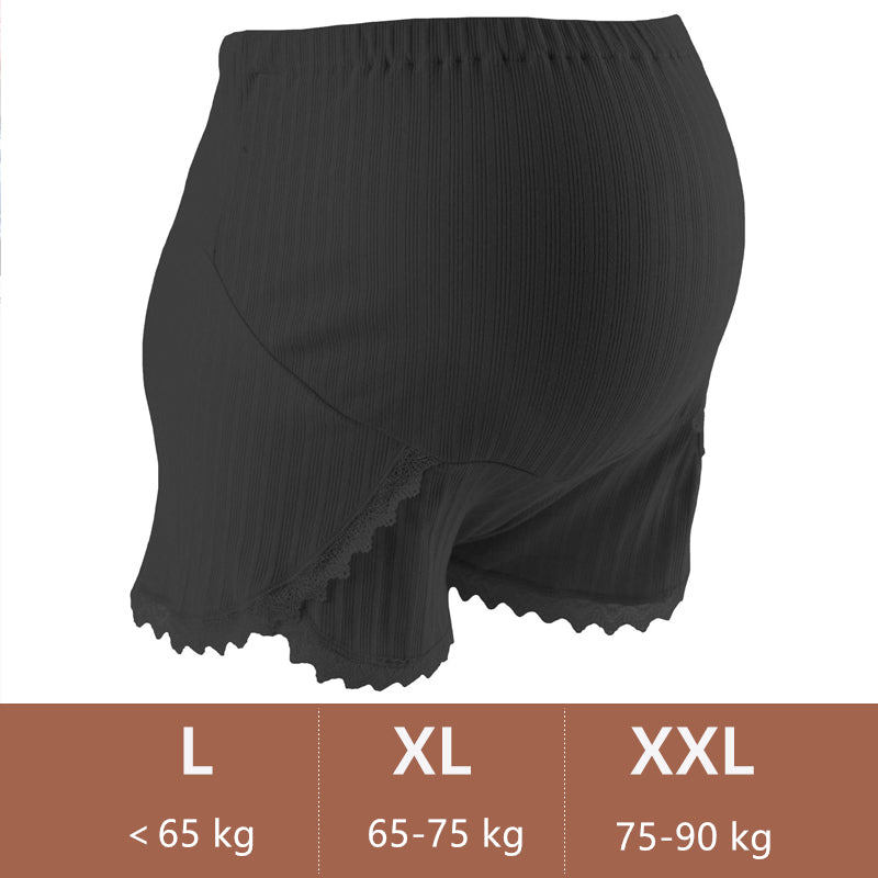 High waist maternity underpants large size lace safety pants adjustable cotton maternity panties for pregnant women