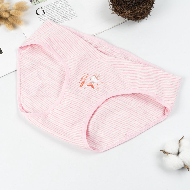 Low waist cotton comfortable underwear cute cartoon pregnancy briefs motherhood panties