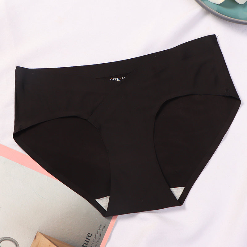 Comfortable Low Waist Front Criss Cross Maternity Seamless Panties Postpartum Mother Underwear Pregnancy Under Bump Panties