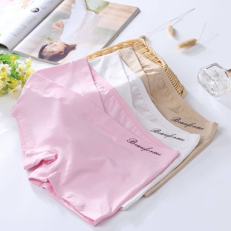 Summer pregnant women's safety pants plus size low waist criss cross underwear cotton pregnancy under bump panties