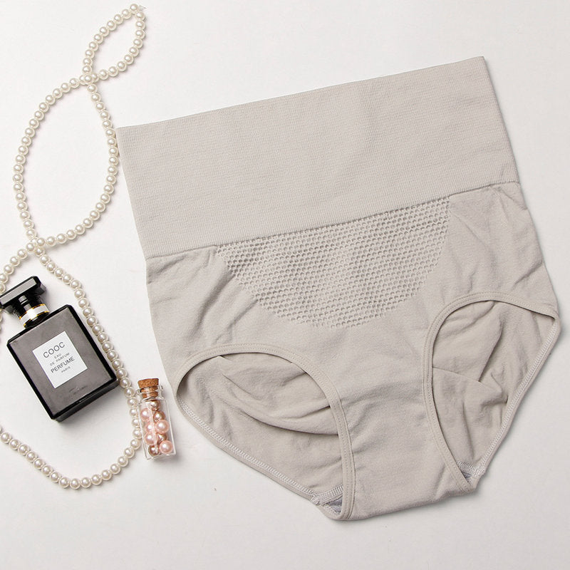 High waist seamless belly control hip lifter underwear postnatal women's body shape briefs