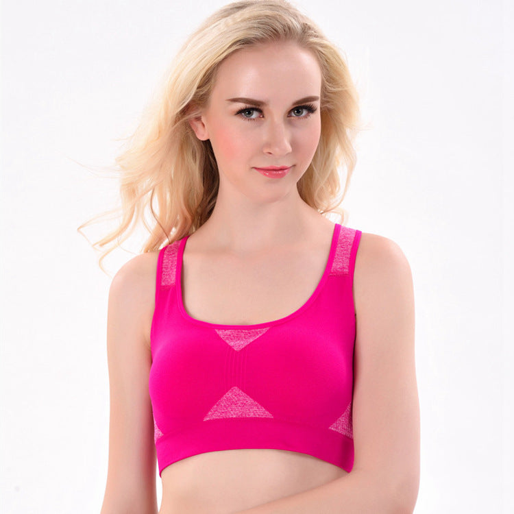 OEM New Design Ladies Seamless Sport Bras Breathable Running Underwear Quick Drying Fitness Yoga Bra Top