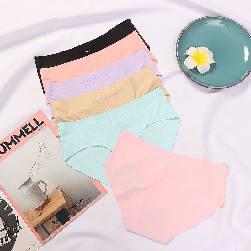 Comfortable Low Waist Front Criss Cross Maternity Seamless Panties Postpartum Mother Underwear Pregnancy Under Bump Panties