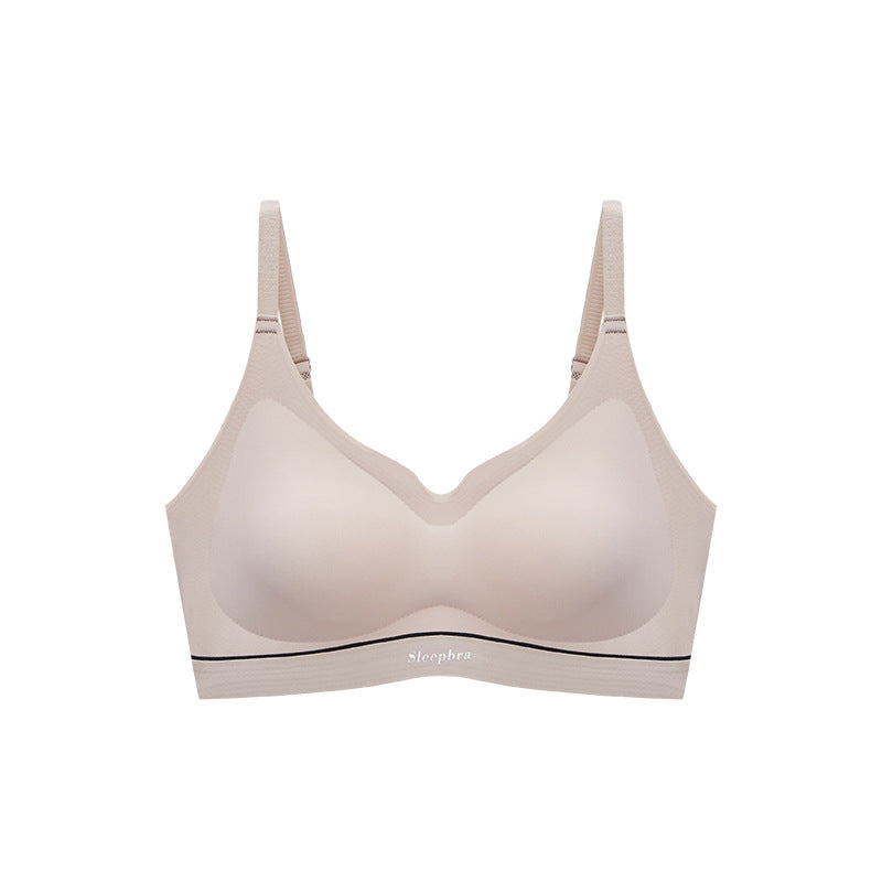 High-quality One-piece Women Gathered Bra Everyday Underwear Comfortable Adjustable Wireless Breathable Sports Yoga Bra