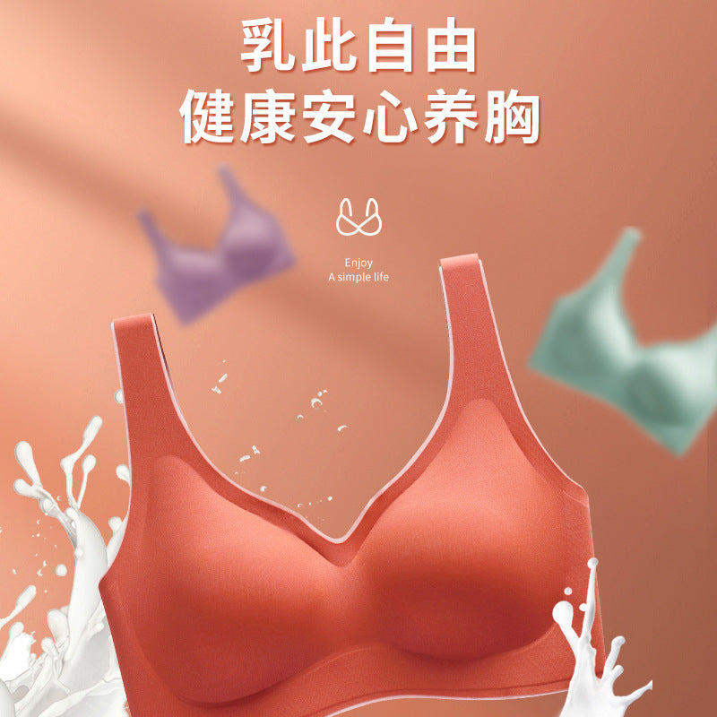 Hot Selling Sports Bra Women's Wire-Free Push Up Laser Cut Bralette Comfortable Vest Style Underwear