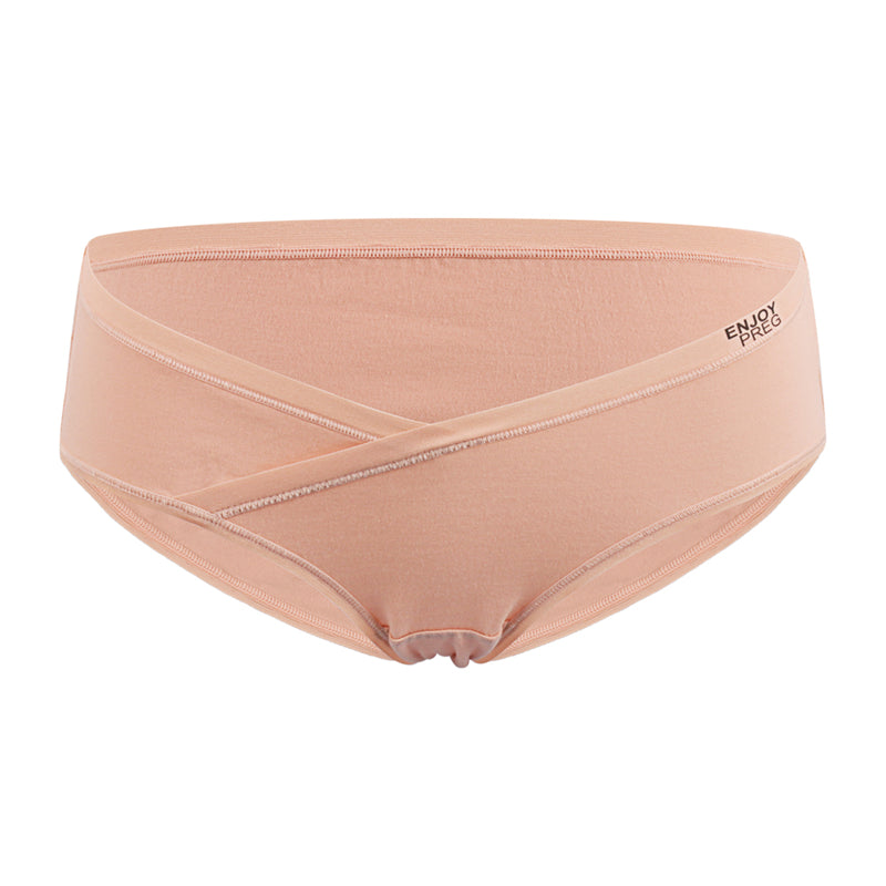 Large size maternity panties combed cotton pregnancy underwear low waist cross-criss breathable pregnancy briefs