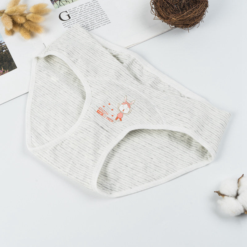 Low waist cotton comfortable underwear cute cartoon pregnancy briefs motherhood panties