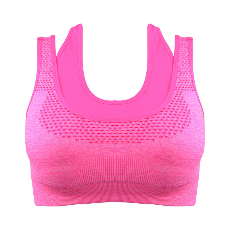OEM Customized Adult Fitness Yoga Bra Push Up Removable Padded Halter Ladies Seamless Sports Bra Top