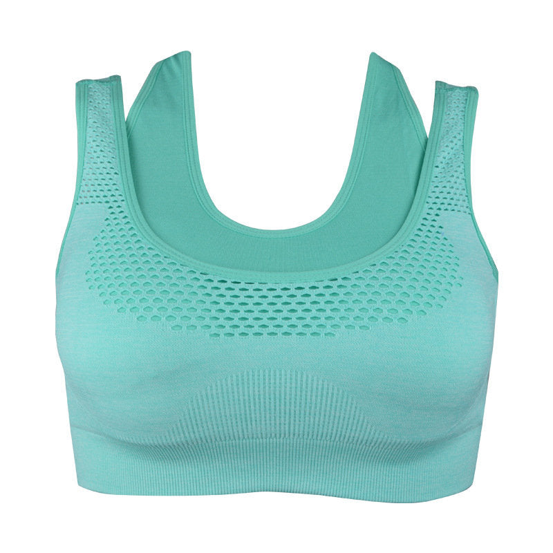 OEM Customized Adult Fitness Yoga Bra Push Up Removable Padded Halter Ladies Seamless Sports Bra Top