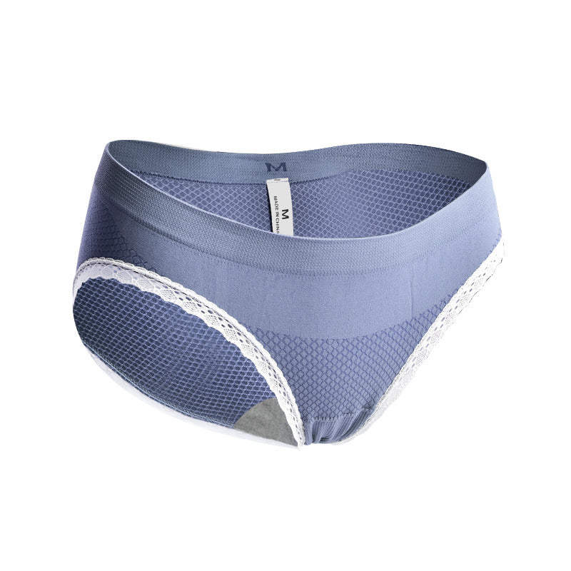 Seamless Low Waist Pregnant Women's Briefs Soft Lace Butt Lift Maternity Panties Comfortable Underwear