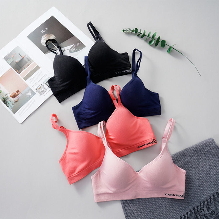 Hot sale women's underwear deep v push up bra removable padded thin cup underwire double adjustable straps seamless bra