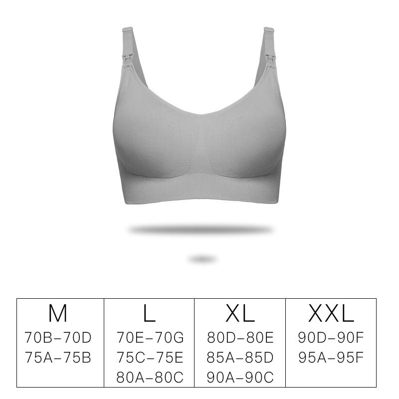 Women Breastfeeding Underwear Removable padded Breathable Feeding Bras Seamless Maternity Nursing Bra