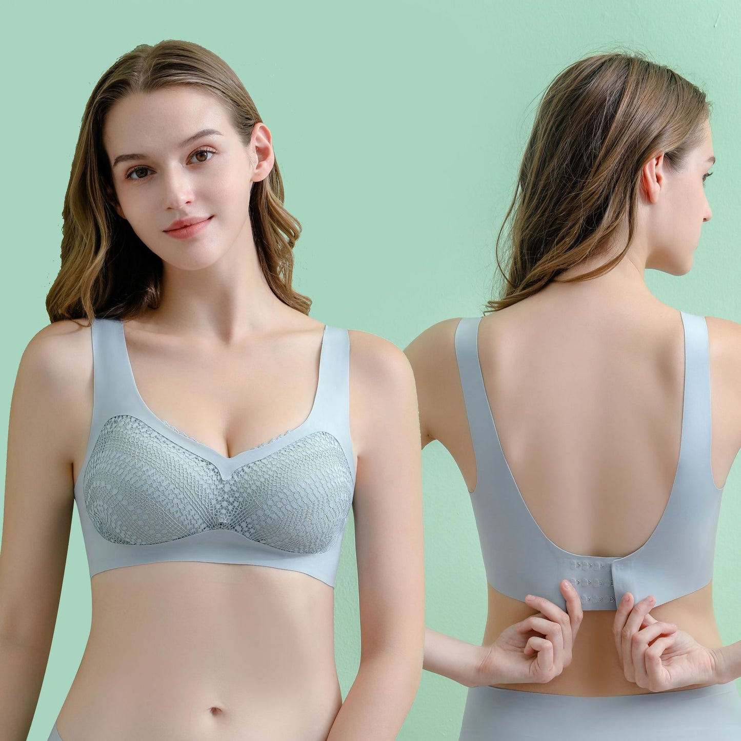 New Vest-style Seamless One-piece Underwear Women's Comfortable Breathable Wireless Push Up Bras