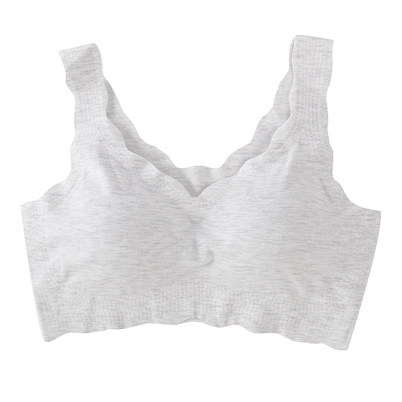 New Arrival Modal One-piece Underwear Vest-style Wire-free Bralette Sports Yoga Running Bra for Women