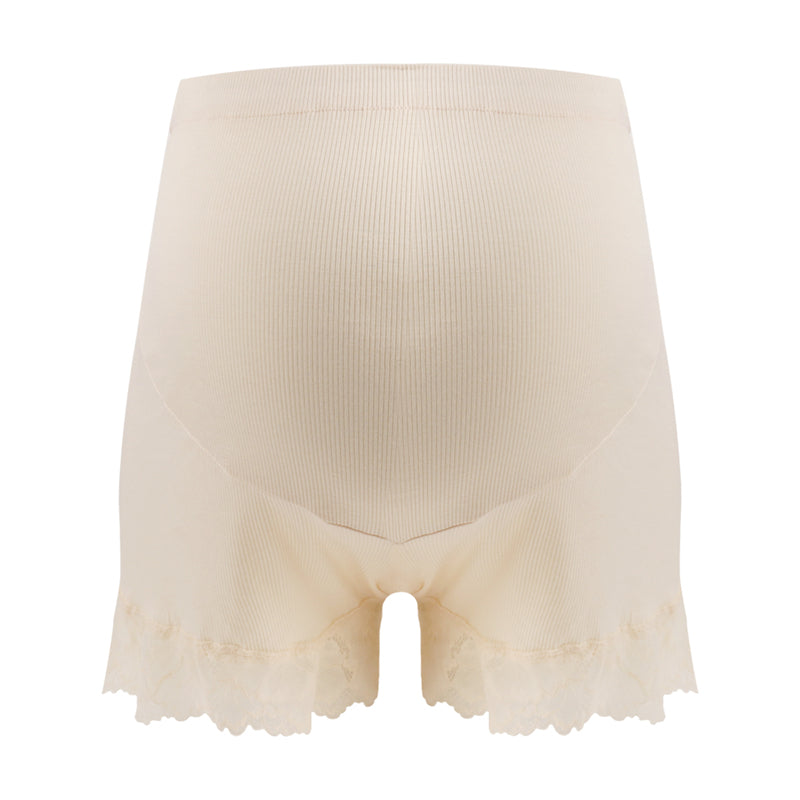 High Waist Maternity Boyshorts Panty Large Size Lace Safety Underpants Adjustable Maternity Panties For Pregnant Women