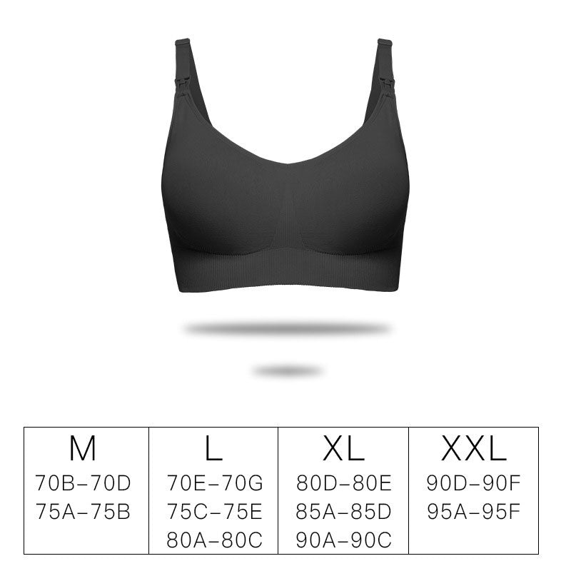 Women Breastfeeding Underwear Removable padded Breathable Feeding Bras Seamless Maternity Nursing Bra