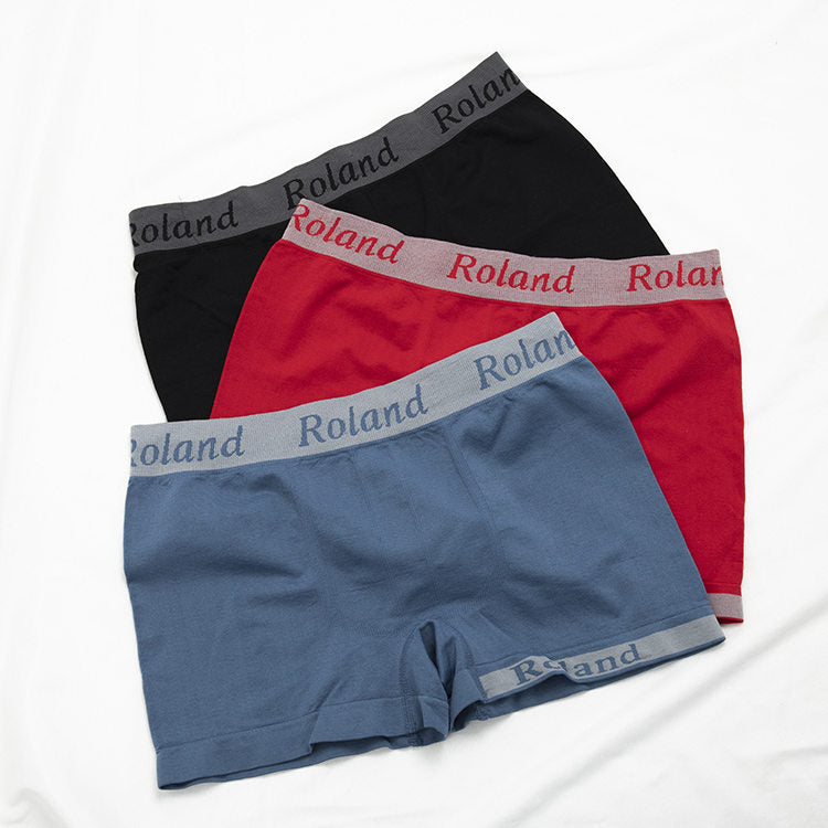 Seamless Compression Boxer Soft Print Boxer Briefs Mens Stretch Underpants Boxer Shorts