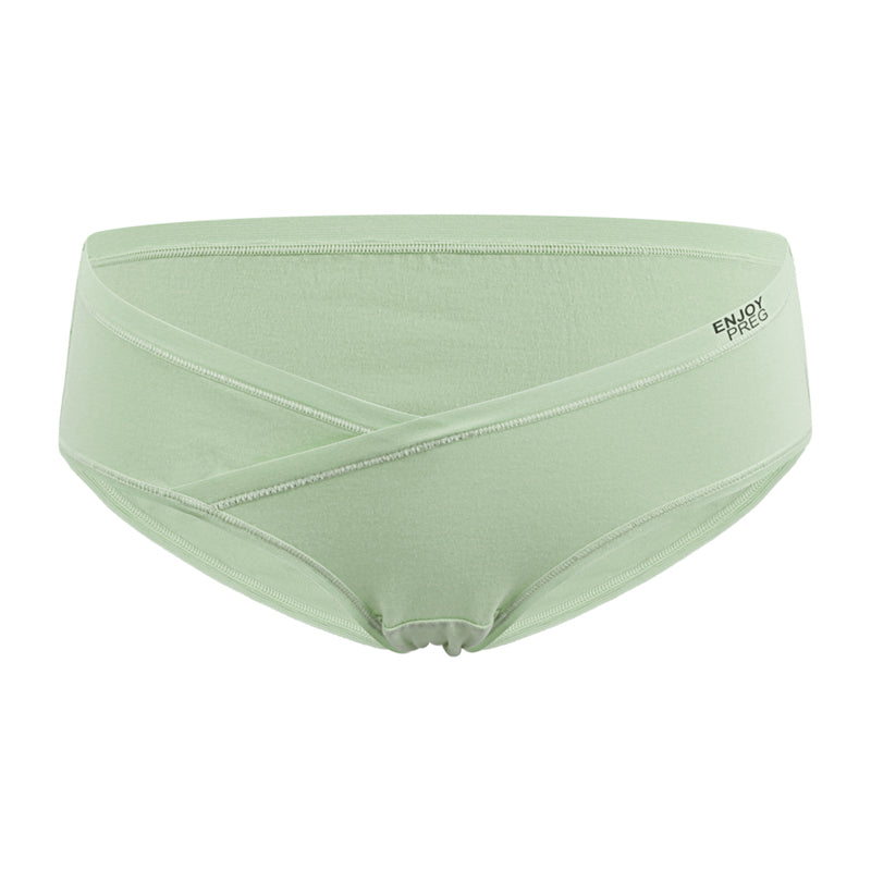 Large size maternity panties combed cotton pregnancy underwear low waist cross-criss breathable pregnancy briefs