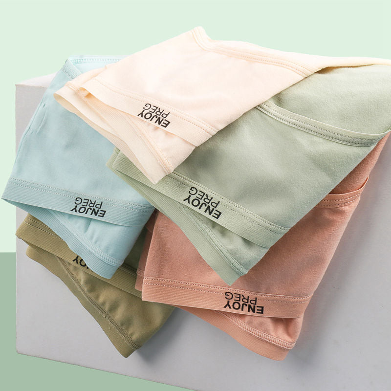 Large size maternity panties combed cotton pregnancy underwear low waist cross-criss breathable pregnancy briefs