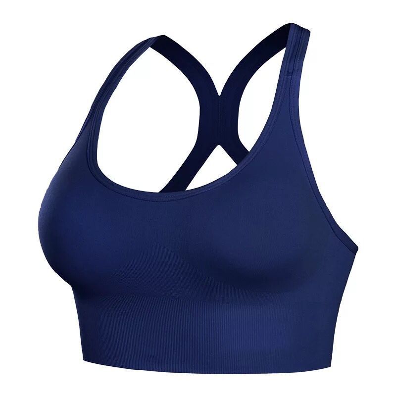 Wholesale High Quality Nylon Spandex Fitness Yoga Bra Tops Gym Workout Sports Bra For Women