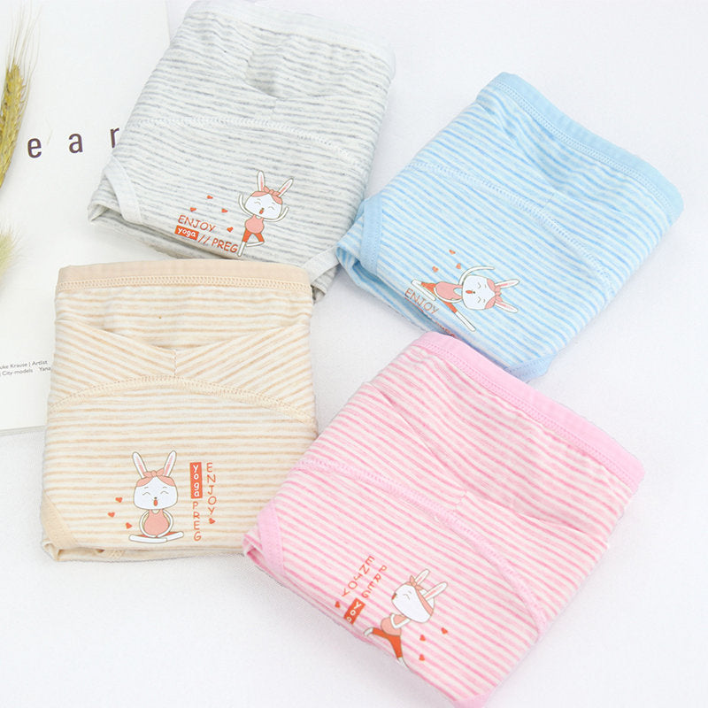 Low waist cotton comfortable underwear cute cartoon pregnancy briefs motherhood panties