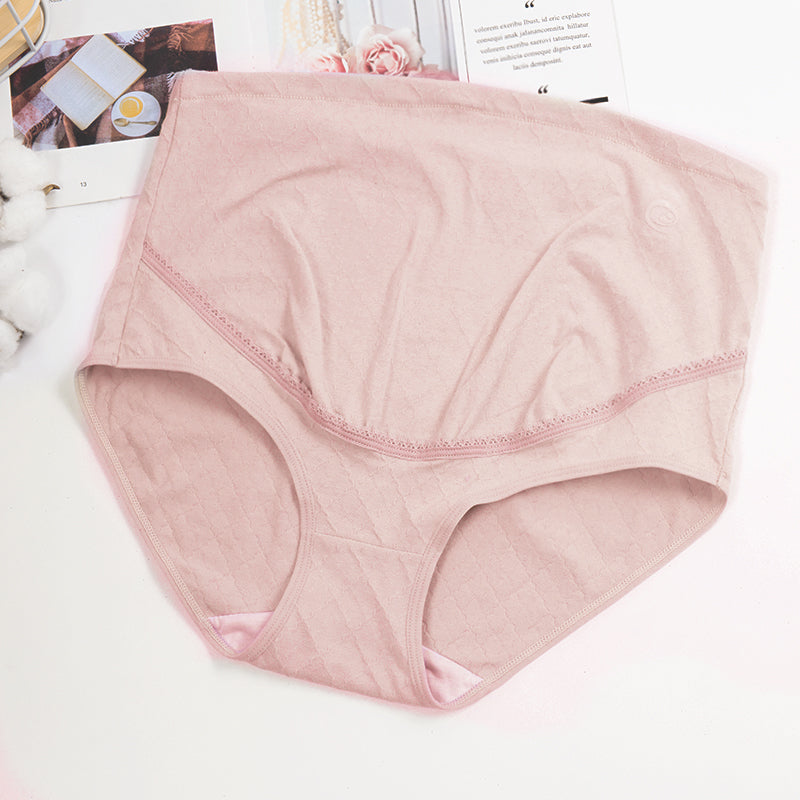 New comfortable high waist belly lift adjustable pregnant women's underwear ribbed cotton plus size maternity panties