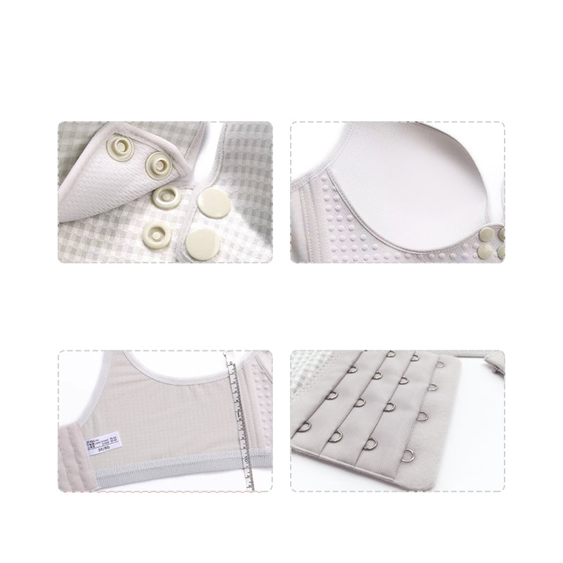 New laser cutting cotton pregnant women's underwear front closure breastfeeding bra